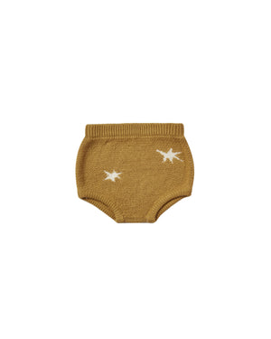 Stars Knit Bloomer - Goldenrod
