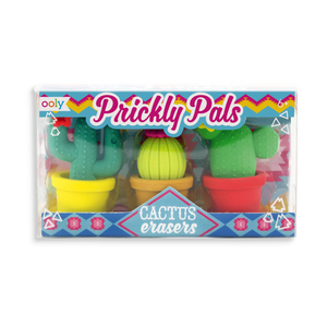 Prickly Pals Cactus Erasers - Set of 3