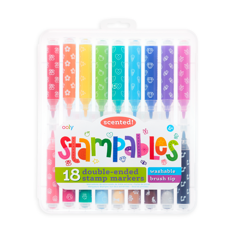 Stampables Scented Double-Ended Stamp Markers - Set of 18