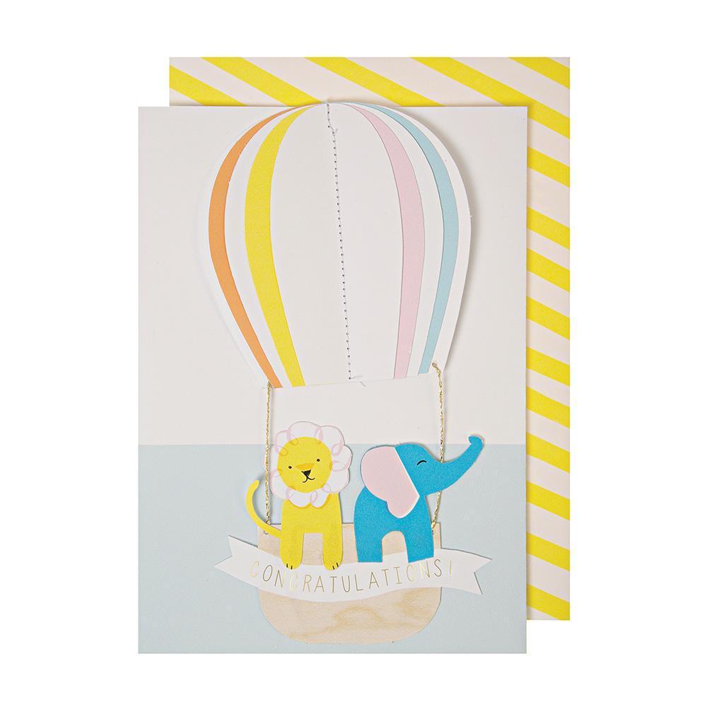 Meri Meri Card- Hot Air Balloon