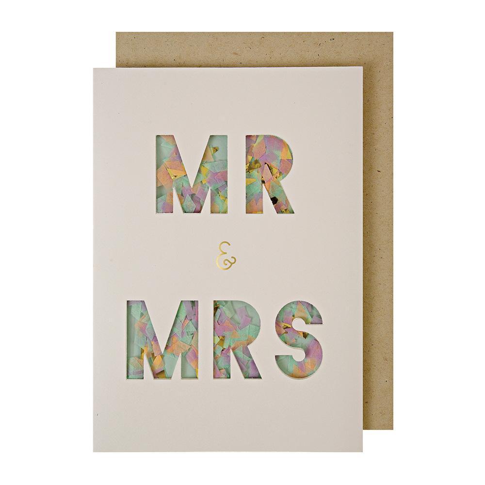 Meri Meri Card - MR. & MRS.