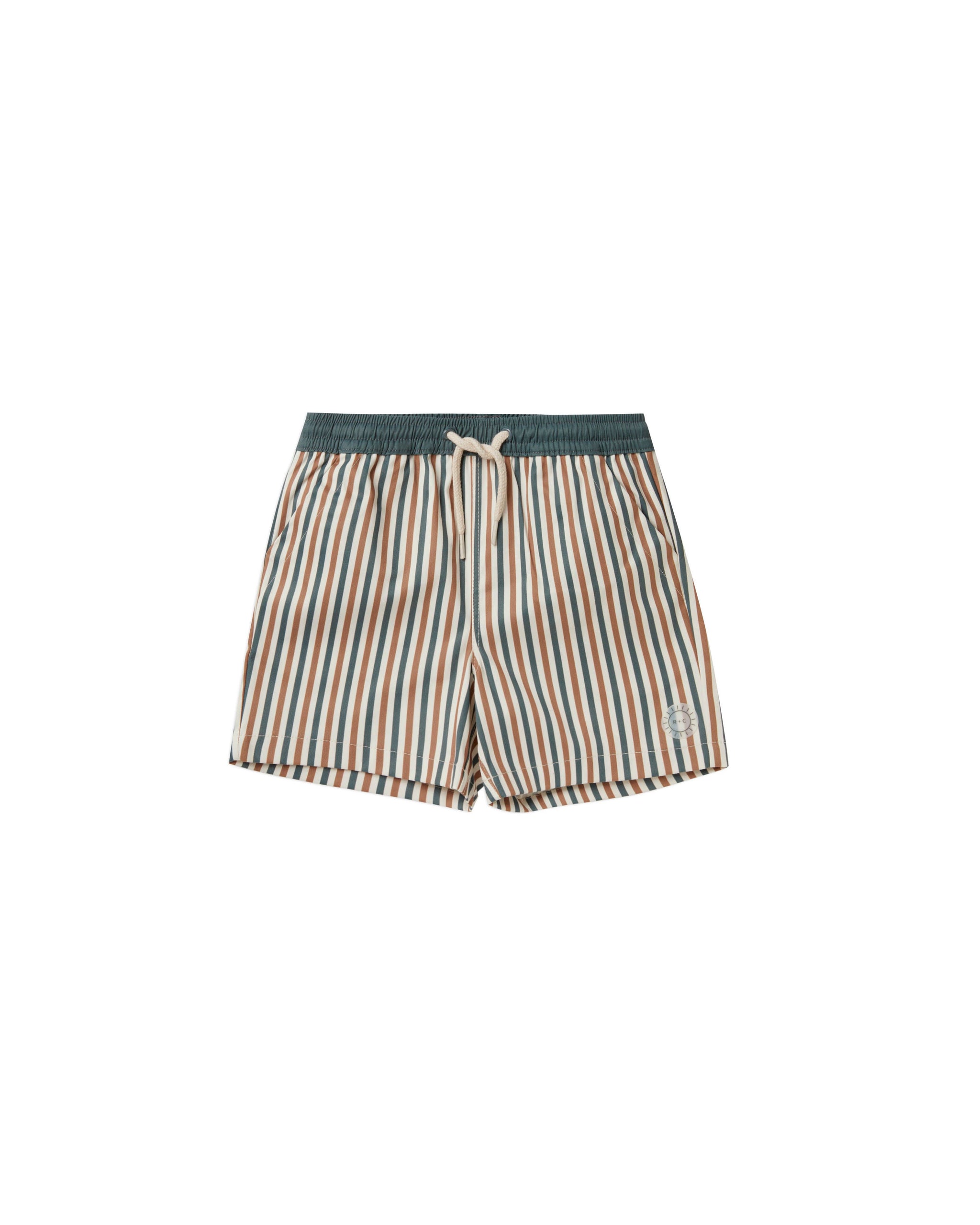 Swim Shorts - Watercolor Stripe — Collins & Conley