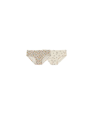Girls Underwear Set - Summer Bloom + Dots